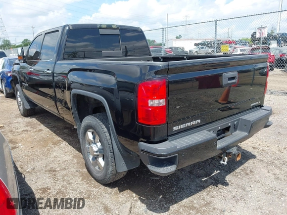 2015 GMC Sierra 2500HD Denali with VIN 1GT120E82FF574358, listed as a IAAI auction lot 42377676 with 86,097 mi miles and . Bid and sale history available at DreamBid. Image 3.