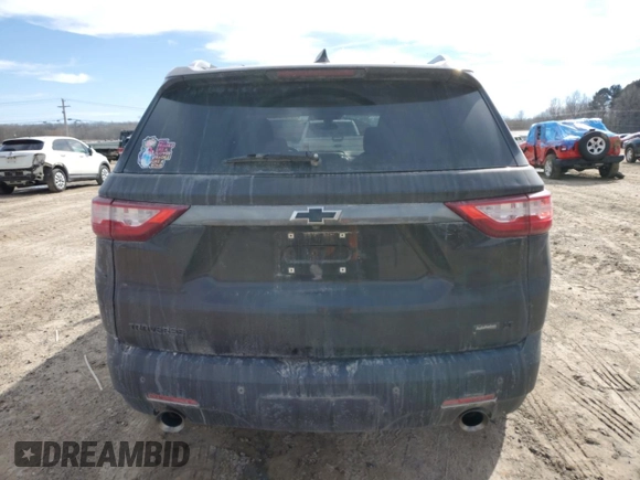 2018 Chevrolet Traverse LT Cloth z VIN 1GNERGKW6JJ265546, wystawiony jako Copart lot #46409545 z przebiegiem 116 079 mil mil oraz Szkoda całkowita • Salvage title. Historia ofert i sprzedaży dostępna na DreamBid. Obrazek 6.