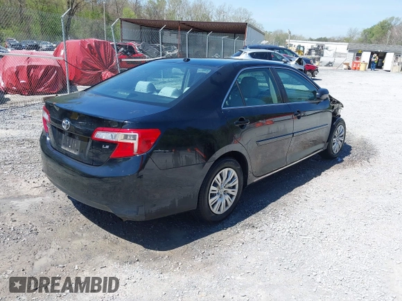 2014 Toyota Camry L with VIN 4T4BF1FK9ER408973, listed as a IAAI auction lot 42074491 with 183,934 mi miles and . Bid and sale history available at DreamBid. Image 4.