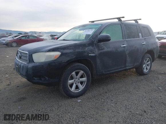 2008 Toyota Highlander Hybrid with VIN JTEEW41A482008875, listed as a IAAI auction lot 41390272 with 177,042 mi miles. Bid and sale history available at carsss.com. Image 2.