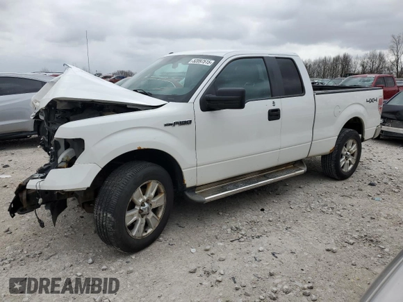 2013 Ford F-150 XL with VIN 1FTFX1EF0DFC59373, listed as a Copart auction lot 52097515 with 229,684 mi miles and Salvage Title. Bid and sale history available at carsss.com. Image 1.