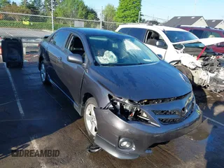 2012 Toyota Corolla L with VIN 5YFBU4EE3CP012002, listed as a IAAI auction lot 41986154 with 48,230 mi miles. Bid and sale history available at carsss.com. Image 1.
