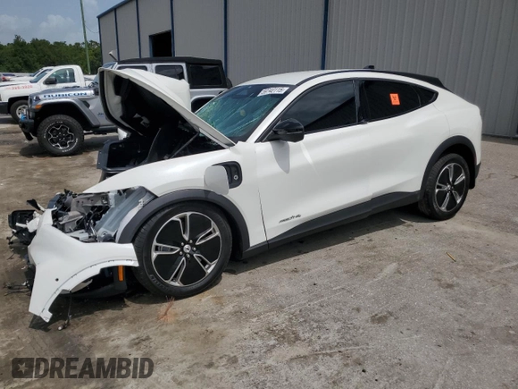 2023 Ford Mustang Mach-E Select with VIN 3FMTK1SS5PMA14734, listed as a Copart auction lot 59740115 with Not provided miles and Salvage title. Bid and sale history available at DreamBid. Image 1.