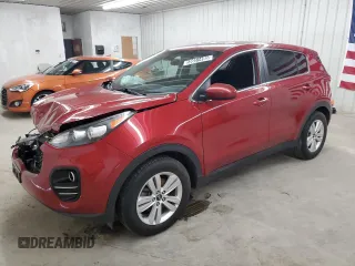 2018 Kia Sportage LX z VIN KNDPMCAC2J7430781, wystawiony jako Copart lot #55951495 z przebiegiem 84 855 mil mil oraz Czysty tytuł • Clean title. Historia ofert i sprzedaży dostępna na DreamBid. Obrazek 1.