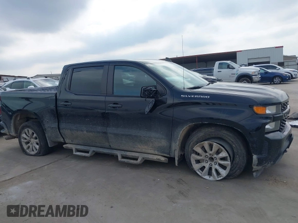 2020 Chevrolet Silverado 1500 Custom with VIN 3GCPWBEH0LG399936, listed as a IAAI auction lot 41586221 with 123,715 mi miles. Bid and sale history available at carsss.com. Image 13.