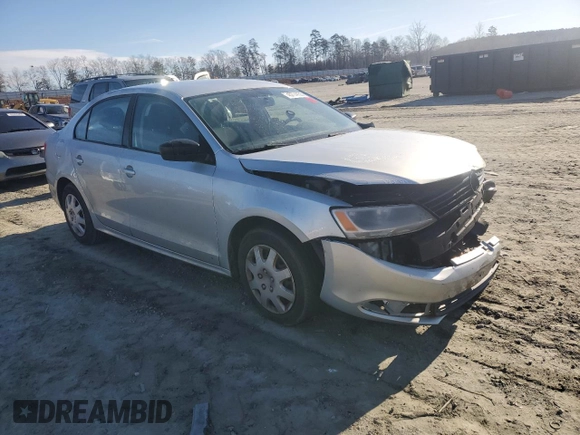 2014 Volkswagen Jetta Sedan S with VIN 3VW2K7AJ7EM251134, listed as a Copart auction lot 45774155 with 95,424 mi miles and Salvage Title. Bid and sale history available at carsss.com. Image 4.