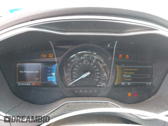 2016 Ford Fusion SE with VIN 3FA6P0H75GR105205, listed as a IAAI auction lot 42243828 with 231,818 mi miles and . Bid and sale history available at DreamBid. Image 7.