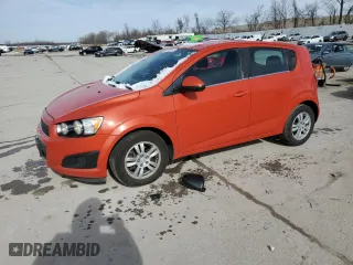 2013 Chevrolet Sonic LT with VIN 1G1JC6SB0D4224812, listed as a Copart auction lot 45492375 with 197,013 mi miles and Salvage Title. Bid and sale history available at carsss.com. Image 1.