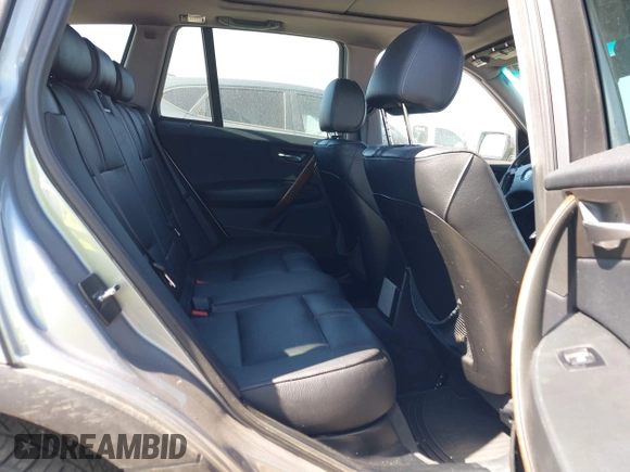 2005 BMW X3 3.0i with VIN WBXPA934X5WD03196, listed as a IAAI auction lot 41758262 with 136,523 mi miles. Bid and sale history available at carsss.com. Image 8.