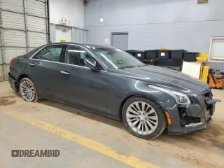 2018 Cadillac CTS Luxury AWD with VIN 1G6AX5SS2J0113495, listed as a Copart auction lot 41609245 with 51,701 mi miles and Salvage Title. Bid and sale history available at DreamBid. Image 4.