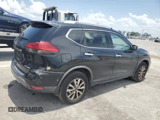 2017 Nissan Rogue SV with VIN KNMAT2MV6HP585747, listed as a Copart auction lot 60084945 with 96,604 mi miles and Salvage title. Bid and sale history available at DreamBid. Image 3.