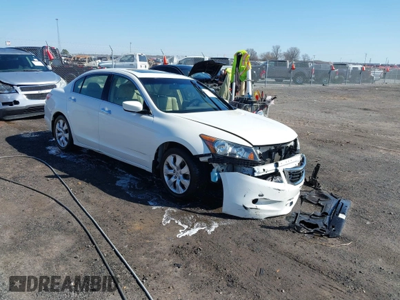 2009 Honda Accord EX-L with VIN 1HGCP36889A047955, listed as a IAAI auction lot 41777326 with 80,312 mi miles and . Bid and sale history available at DreamBid. Image 1.