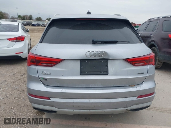 2021 Audi Q3 Premium with VIN WA1AUCF35M1066713, listed as a IAAI auction lot 41395334 with 82,724 mi miles and . Bid and sale history available at DreamBid. Image 17.
