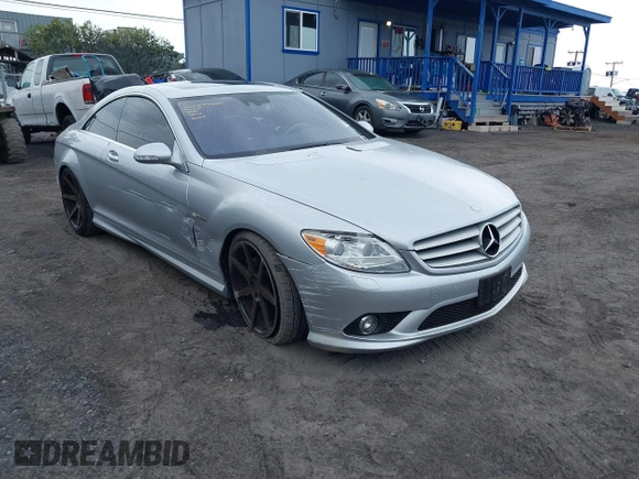 2009 Mercedes-Benz CL 5.5L V8 with VIN WDDEJ86X29A023380, listed as a IAAI auction lot 41746047 with 59,496 mi miles. Bid and sale history available at carsss.com. Image 6.