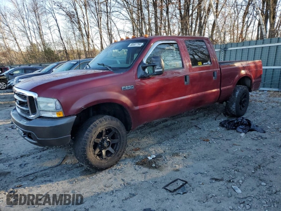 2003 Ford F-250 XL with VIN 1FTNW21S93EA33408, listed as a Copart auction lot 80507764 with 198,337 mi miles and Clean title. Bid and sale history available at DreamBid. Image 1.