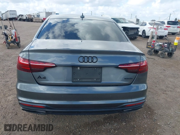 2020 Audi A4 Premium Plus z VIN WAUENAF47LN003795, wystawiony jako IAAI lot #41191479 z przebiegiem 105 196 mil mil oraz . Historia ofert i sprzedaży dostępna na DreamBid. Obrazek 16.