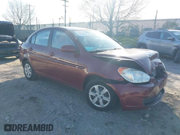 2008 Hyundai Accent GLS with VIN KMHCN46C08U277111, listed as a IAAI auction lot 41982677 with 125,570 mi miles. Bid and sale history available at carsss.com. Image 1.