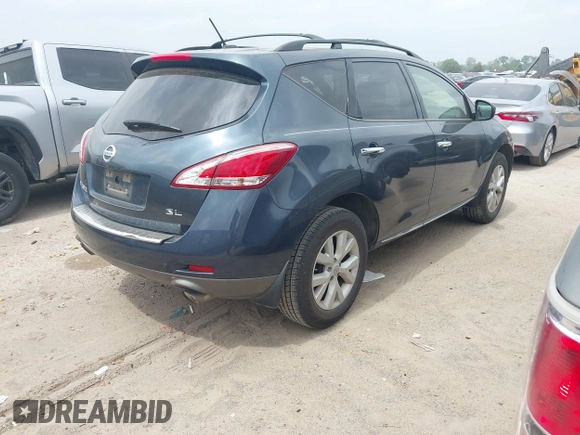 2014 Nissan Murano SL with VIN JN8AZ1MU6EW404328, listed as a IAAI auction lot 41930792 with 83,293 mi miles. Bid and sale history available at carsss.com. Image 4.