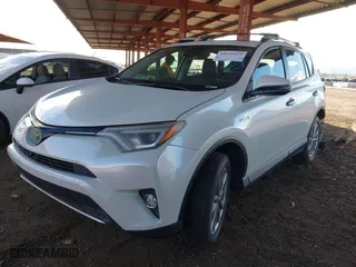 2016 Toyota RAV4 Hybrid Limited with VIN JTMDJREV6GD016181, listed as a IAAI auction lot 41616922 with 95,037 mi miles. Bid and sale history available at carsss.com. Image 17.