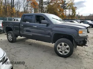 2015 GMC Sierra 2500HD SLT with VIN 1GT12ZEG1FF180216, listed as a Copart auction lot 77076384 with 67,751 mi miles and Salvage title. Bid and sale history available at DreamBid. Image 4.