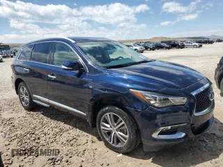 2019 Infiniti QX60 Luxe with VIN 5N1DL0MN0KC569460, listed as a Copart auction lot 57144395 with 89,957 mi miles and Clean title. Bid and sale history available at DreamBid. Image 4.