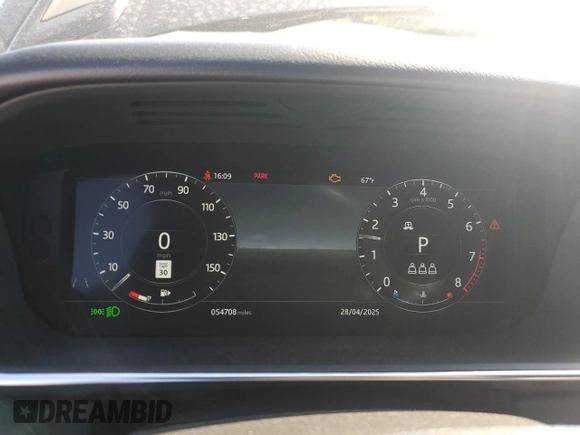 2020 Land Rover Range Rover Sport HSE z VIN SALWR2SU9LA717581, wystawiony jako Copart lot #54428025 z przebiegiem 54 708 mil mil oraz Szkoda całkowita • Salvage title. Historia ofert i sprzedaży dostępna na DreamBid. Obrazek 9.