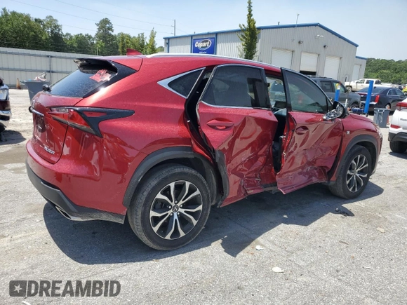 2015 Lexus NX 200t with VIN JTJBARBZ2F2021593, listed as a Copart auction lot 56943015 with 128,331 mi miles and Salvage title. Bid and sale history available at DreamBid. Image 3.