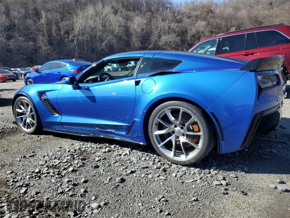 2019 Chevrolet Corvette Z06 2LZ with VIN 1G1YR2D6XK5606259, listed as a Copart auction lot 51643755 with 10,163 mi miles and Non Repairable. Bid and sale history available at carsss.com. Image 2.