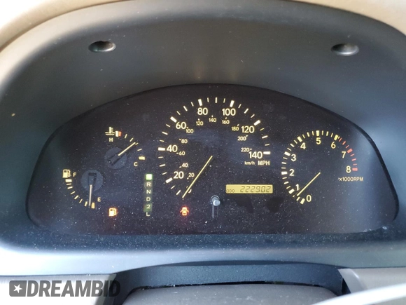 2001 Lexus RX 300 with VIN JTJGF10U410091732, listed as a Copart auction lot 68495234 with 222,902 mi miles and Salvage Title. Bid and sale history available at carsss.com. Image 9.