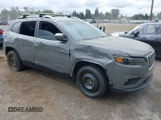 2021 Jeep Cherokee Latitude Plus with VIN 1C4PJMLB5MD109942, listed as a IAAI auction lot 42536859 with 20,196 mi miles and . Bid and sale history available at DreamBid. Image 1.