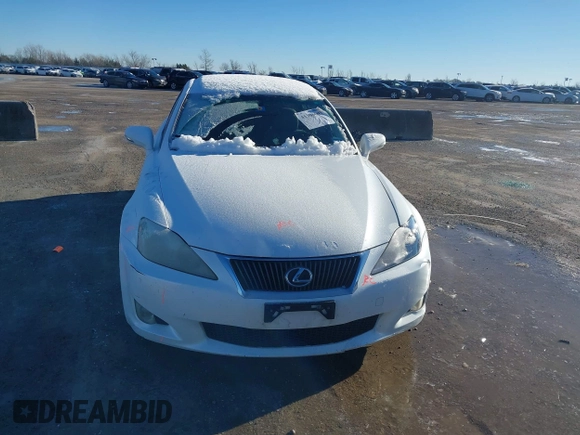 2010 Lexus IS with VIN JTHBF5C2XA5116312, listed as a IAAI auction lot 41306003 with 144,379 mi miles. Bid and sale history available at carsss.com. Image 6.