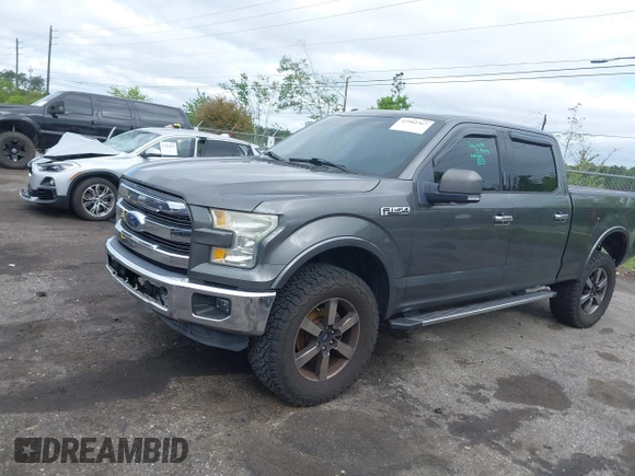 2015 Ford F-150 XL with VIN 1FTEW1CFXFKD40022, listed as a IAAI auction lot 41982367 with 93,711 mi miles. Bid and sale history available at carsss.com. Image 17.