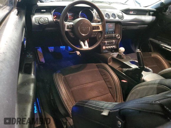 2017 Ford Mustang GT with VIN 1FA6P8CF2H5297023, listed as a Copart auction lot 58469245 with 51,588 mi miles and Salvage title. Bid and sale history available at DreamBid. Image 8.