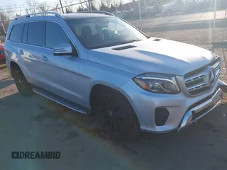 2018 Mercedes-Benz GLS with VIN 4JGDF6EE8JB181731, listed as a IAAI auction lot 41413667 with 53,949 mi miles. Bid and sale history available at carsss.com. Image 1.