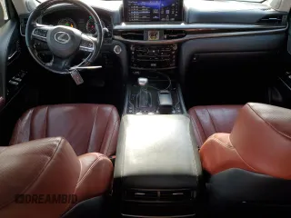 2016 Lexus LX 570 with VIN JTJHY7AX3G4191641, listed as a Copart auction lot 52580875 with 122,950 mi miles and Salvage Title. Bid and sale history available at DreamBid. Image 8.