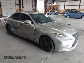 2015 Lexus IS 250 with VIN JTHCF1D26F5016758, listed as a IAAI auction lot 40361203 with 145,069 mi miles. Bid and sale history available at carsss.com. Image 1.