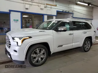 2024 Toyota Sequoia SR5 with VIN 7SVAAABA5RX026603, listed as a Copart auction lot 76346654 with 14,644 mi miles and Salvage Title. Bid and sale history available at carsss.com. Image 1.