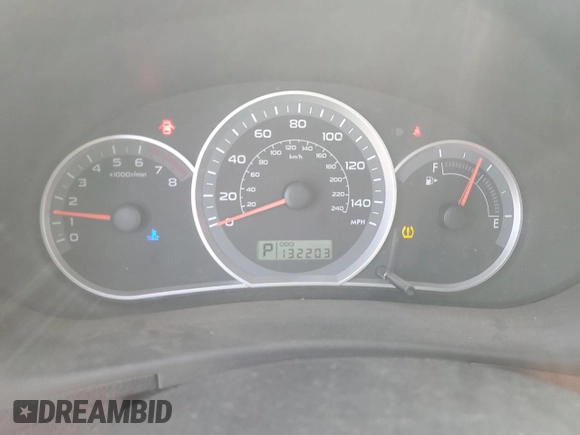 2011 Subaru Impreza Premium with VIN JF1GE6B6XBH500729, listed as a Copart auction lot 45536075 with 132,203 mi miles and Salvage title. Bid and sale history available at DreamBid. Image 9.