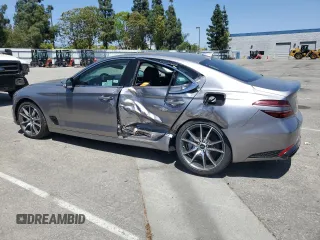 2025 Genesis G70 2.5T с VIN KMTG34SC2SU147812, выставлен на аукционе Copart как лот 57239905 с пробегом 4 170 миль миль и Списание • Salvage title. История ставок и продаж доступна на DreamBid. Изображение 2.