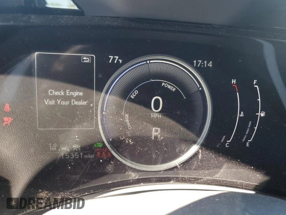 2022 Lexus NX with VIN JTJAKCEZ2N5000984, listed as a Copart auction lot 57164614 with 15,351 mi miles and Salvage Title. Bid and sale history available at carsss.com. Image 9.