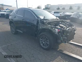 2023 Lexus NX with VIN 2T2GGCEZ7PC018994, listed as a IAAI auction lot 41528783 with 42,420 mi miles. Bid and sale history available at carsss.com. Image 1.