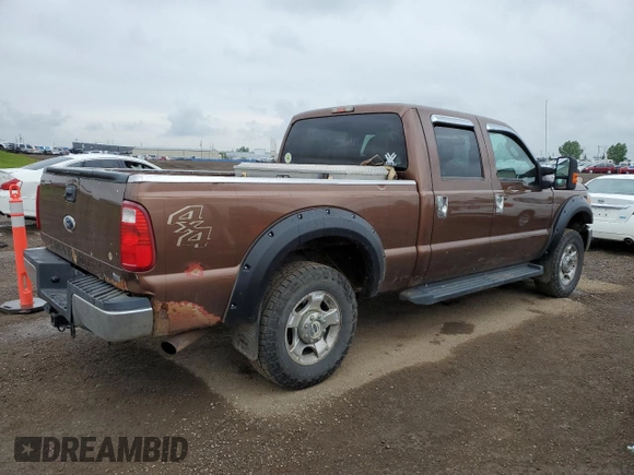 2011 Ford F-250 XL with VIN 1FT7W2B69BEC99908, listed as a Copart auction lot 61919585 with 410,259 mi miles and Salvage title. Bid and sale history available at DreamBid. Image 3.