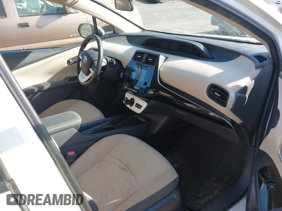 2017 Toyota Prius Two with VIN JTDKBRFU4H3027696, listed as a IAAI auction lot 41989092 with 51,529 mi miles. Bid and sale history available at carsss.com. Image 5.
