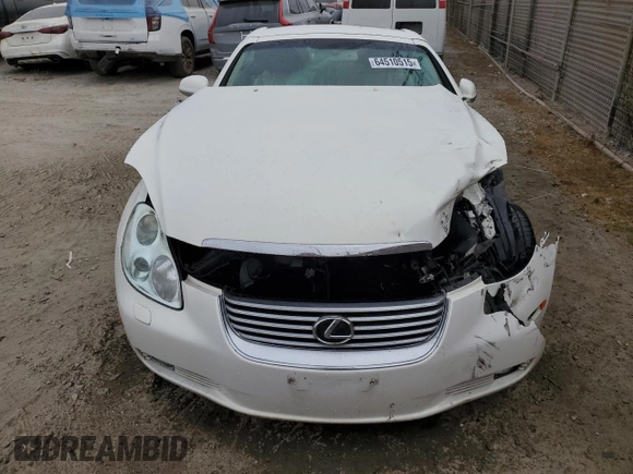 2004 Lexus SC 430 with VIN JTHFN48Y040054660, listed as a Copart auction lot 64510515 with 79,452 mi miles and Salvage title. Bid and sale history available at DreamBid. Image 5.