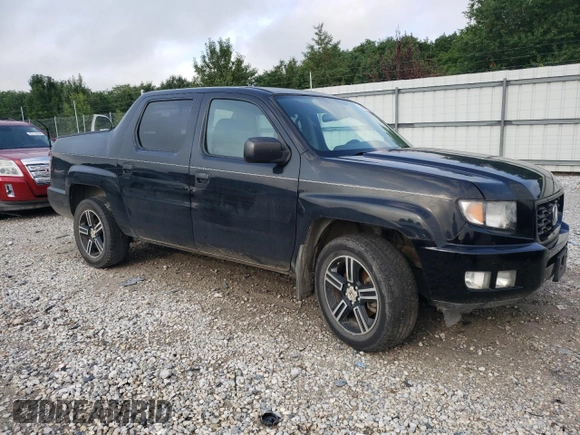 2013 Honda Ridgeline Sport with VIN 5FPYK1F70DB016415, listed as a Copart auction lot 63848734 with 76,429 mi miles and Salvage Title. Bid and sale history available at carsss.com. Image 4.