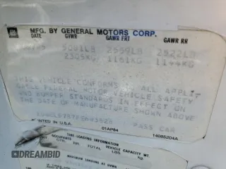 1985 Cadillac Eldorado z VIN 1G6EL5787FE663828, wystawiony jako Copart lot #47460755 z przebiegiem 91 853 mil mil oraz Tytuł czysty. Historia ofert i sprzedaży dostępna na DreamBid. Obrazek 12.