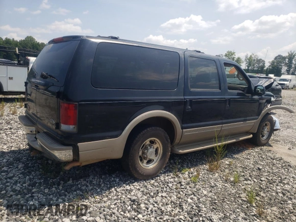2000 Ford Excursion Limited with VIN 1FMNU42L1YEC61687, listed as a Copart auction lot 67590714 with 219,386 mi miles and Salvage title. Bid and sale history available at DreamBid. Image 3.