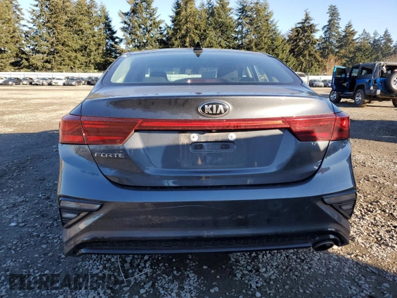 2021 Kia Forte LXS with VIN 3KPF24AD6ME316884, listed as a Copart auction lot 42451665 with 58,603 mi miles and Salvage Title. Bid and sale history available at carsss.com. Image 6.