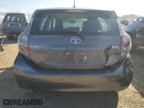 2014 Toyota Prius One with VIN JTDKDTB37E1567944, listed as a Copart auction lot 52772375 with 124,858 mi miles and Salvage Title. Bid and sale history available at DreamBid. Image 6.