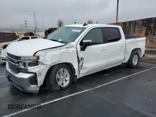 2021 Chevrolet Silverado 1500 LT with VIN 3GCPWCEK2MG413225, listed as a Copart auction lot 43422685 with 30,544 mi miles and Salvage Title. Bid and sale history available at DreamBid. Image 1.